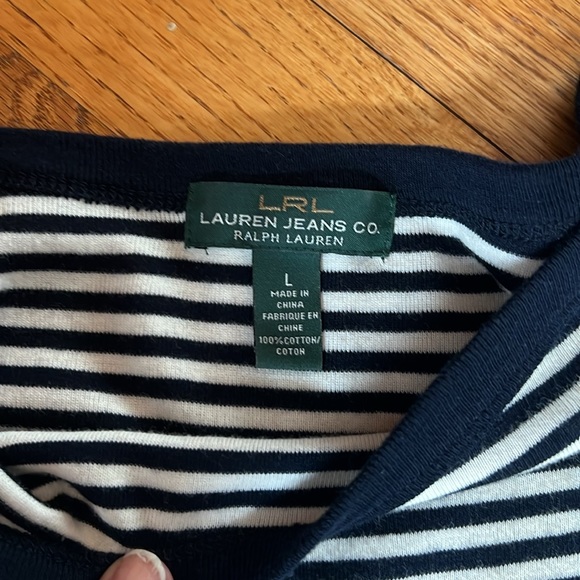 LRLRalphLaurenJeansCo.Excellent Condition.Soft100%Cotton.3/4 Sleeve Midi.S:L👠🎀 - Picture 3 of 7